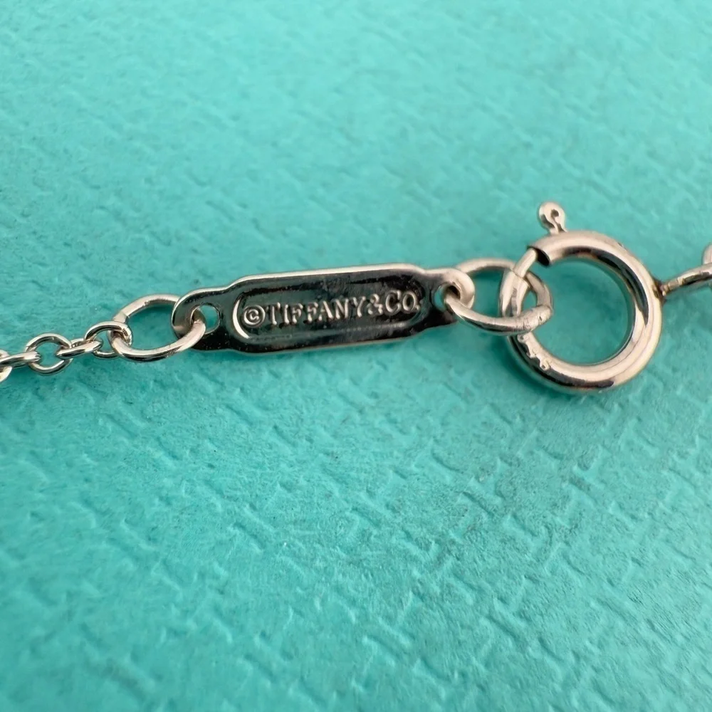 Tiffany & Co. Diamond Victoria Square Outline Pendant 16